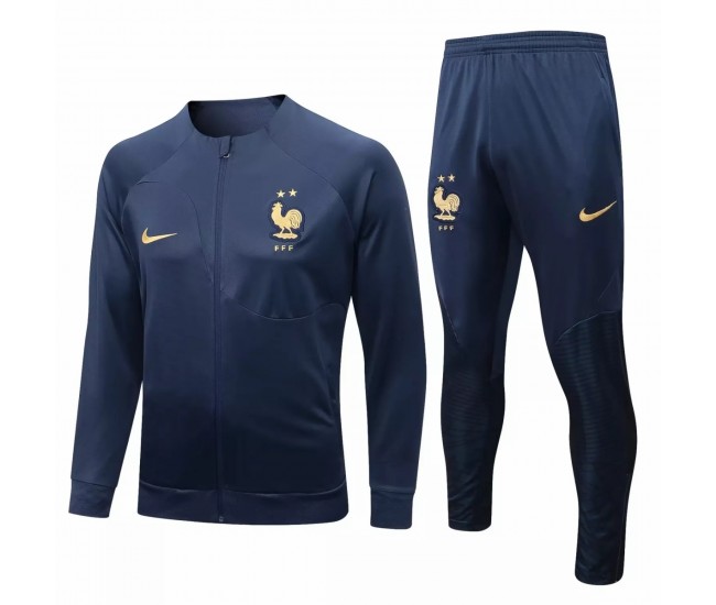 2022-23 France Navy Training Presentation Soccer Tracksuit