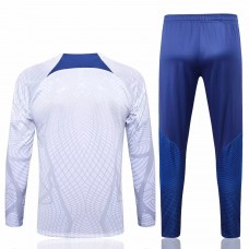 2022-23 France National Team White Strike Training Technical Soccer Tracksuit