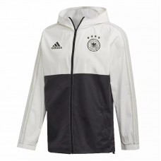 Germany All Weather Windrunner Football Jacket White Black 2021