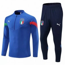 2022-23 Italy Blue Training Technical Soccer Tracksuit