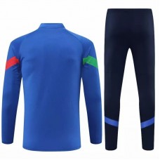 2022-23 Italy Blue Training Technical Soccer Tracksuit