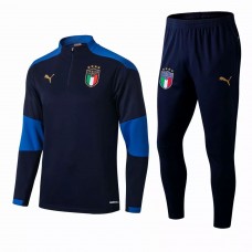 Italy National Team Football Training Technical Tracksuit Navy 2021 2022