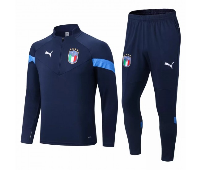 2022-23 Italy Navy Training Technical Soccer Tracksuit