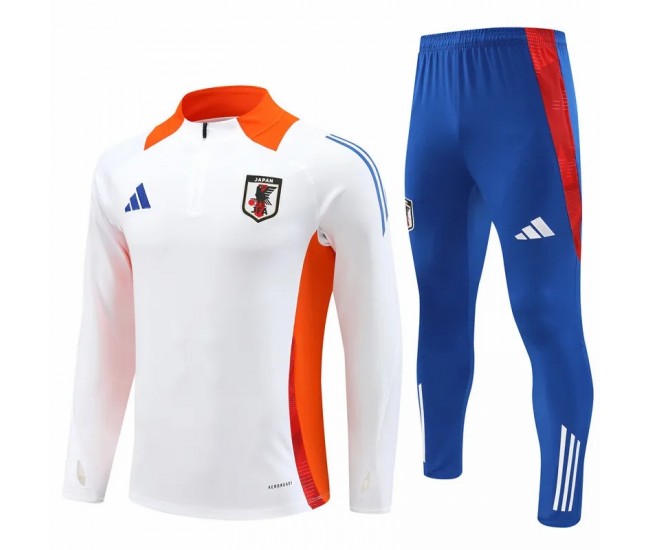 24-25 Japan Mens White Training Technical Tracksuit