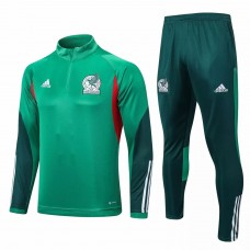 2022-23 Mexico Green Training Technical Soccer Tracksuit