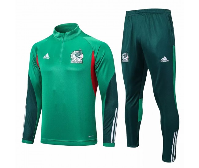 2022-23 Mexico Green Training Technical Soccer Tracksuit