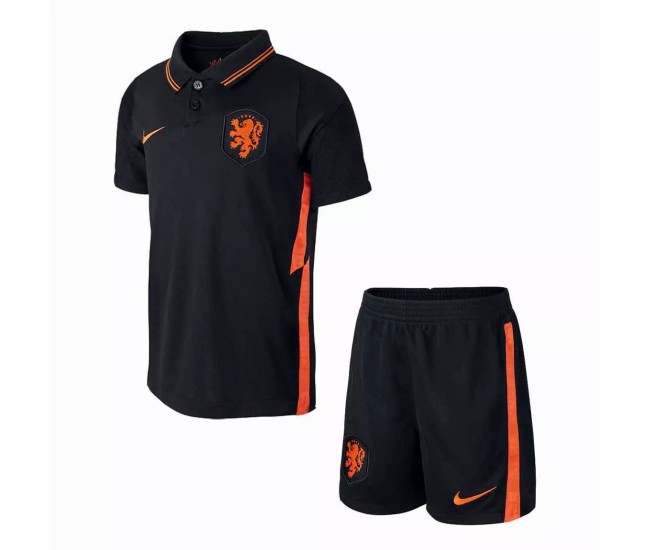 Netherlands Away Football Kit Kids 2021