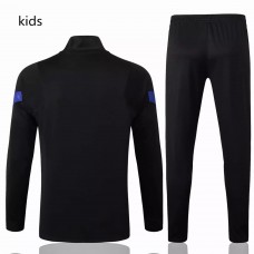 Netherlands Black Presentation Football Tracksuit Kids 2021