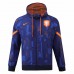 24-25 Netherlands Mens Blue Windbreaker Jacket