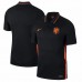 Netherlands National Away Stadium Replica Shirt Black Orange 2021