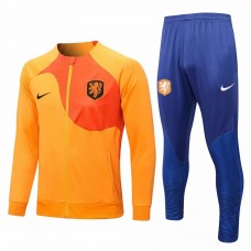 2022-23 Netherlands Orange Training Presentation Soccer Tracksuit