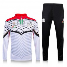 Palestine White Training Technical Soccer Tracksuit 2016/17