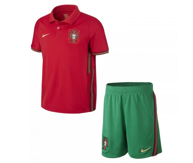 Portugal Home Football Kit Kids 2020