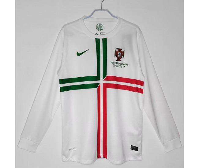 2012-2013 Portugal Long Sleeve Away Retro Jersey 