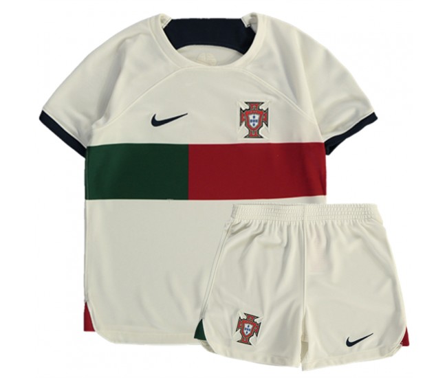 2022-23 Portugal Away Kids Kit