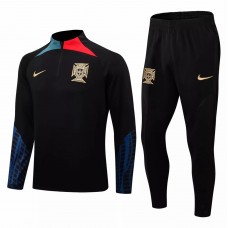 2022-23 Portugal National Team Black Training Technical Soccer Tracksuit