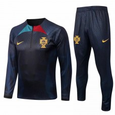 2022-23 Portugal National Team Navy Training Technical  Soccer Tracksuit
