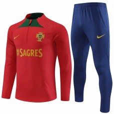 24-25 Portugal National Team Red Training Technical Soccer Tracksuit