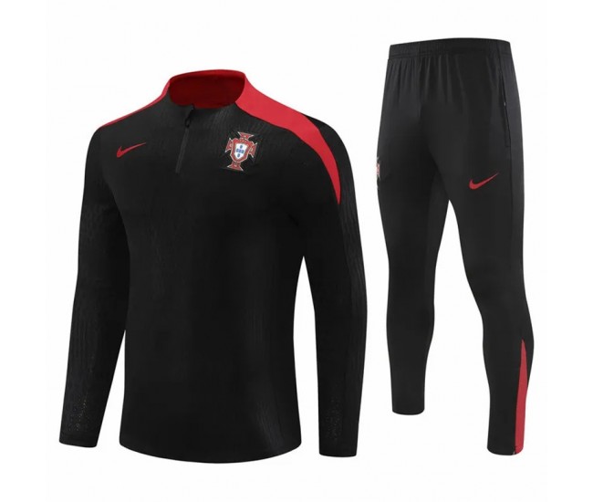 23-24 Portugal National Team Mens Black Training Technical Tracksuit