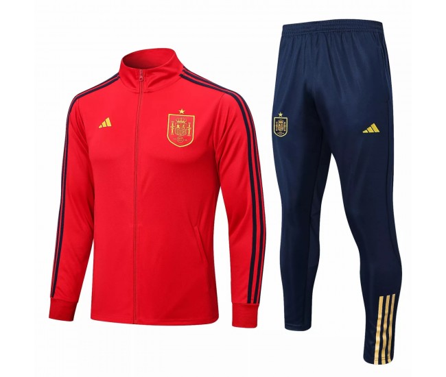 2022-23 Spain Red Training Presentation Soccer Tracksuit