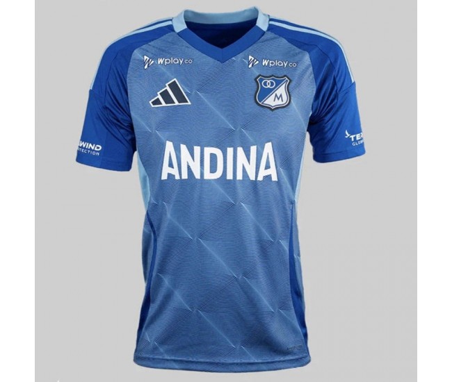25-26 Millonarios FC Mens Home Soccer Jersey 