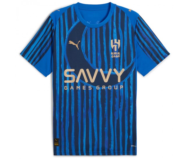 25-26 Al Hilal Saudi FC KidSuper x Puma Mens Home Soccer Jersey 