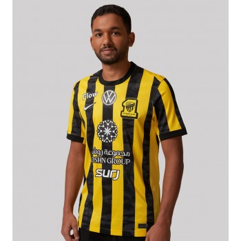 25-26 Al-Ittihad Club Mens Home Authentic Soccer Jersey