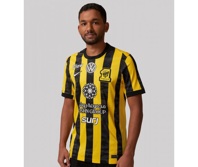 25-26 Al-Ittihad Club Mens Home Authentic Soccer Jersey