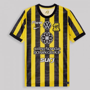 25-26 Al-Ittihad Club Mens Home Soccer Jersey
