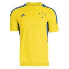2021 Adidas Cruzeiro Yellow Polo Shirt