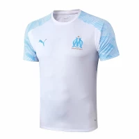 Olympique de Marseille Training White Blue Jersey 2019 2020