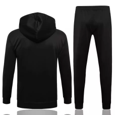 2021-22 PSG X Jordan Hooded Black Training Technical Soccer Tracksuit