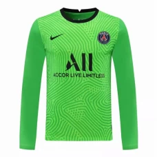 Paris Saint Germain Goalkeeper Long Sleeve Shirt Green 2021