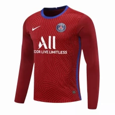 Paris Saint Germain Goalkeeper Long Sleeve Shirt Red 2021