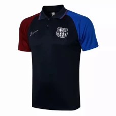 Barcelona Football Polo Shirt Navy 2021 2022